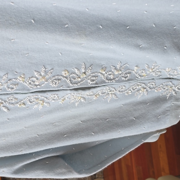 Vintage Vic and Vic Haute Couture Embellished Angora/rab Hair Sweater Size Med - Picture 3 of 14